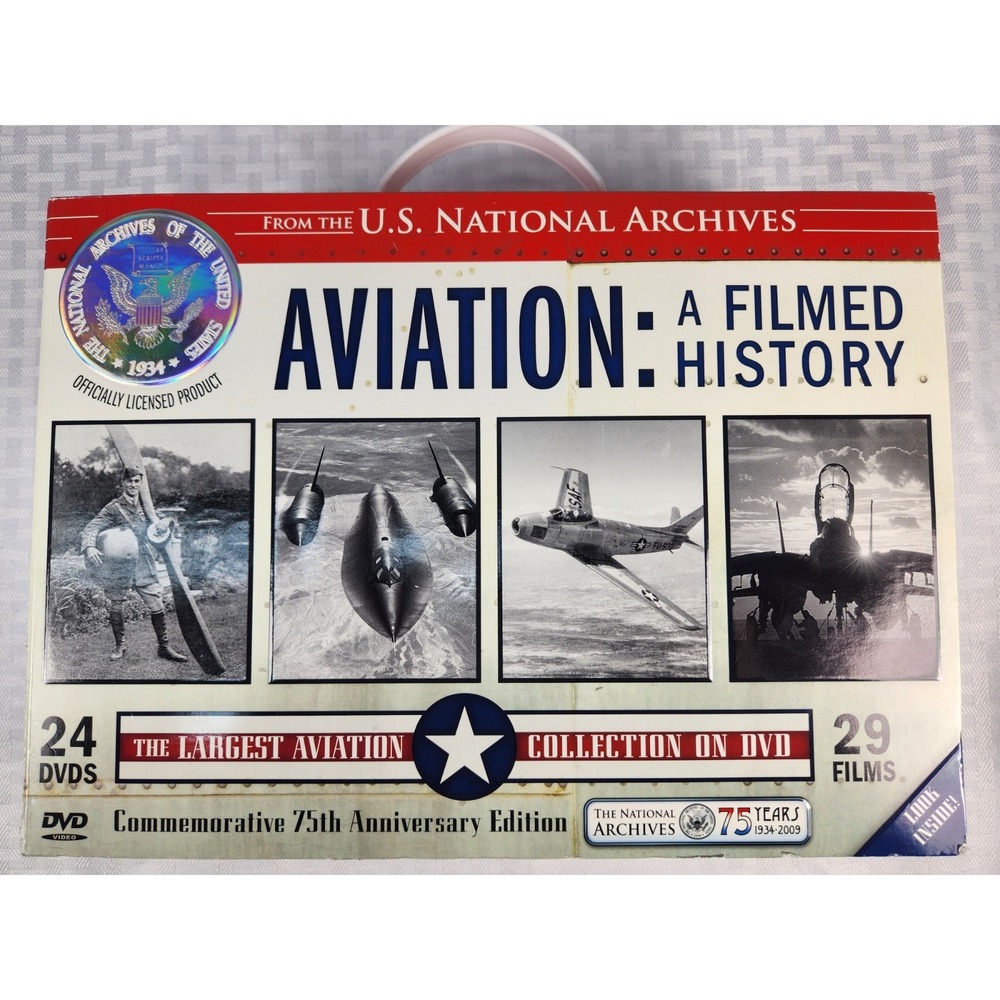 NEW AVIATION: A Filmed History Commemorative 75th Anniversary Edition 24 DVD Set